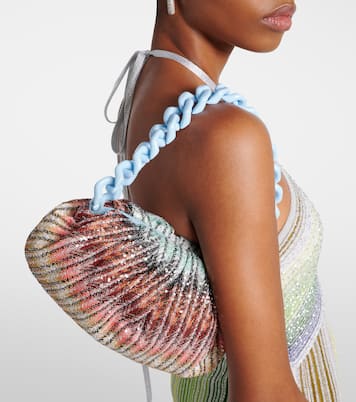 Zig Zag sequined clutch | Missoni