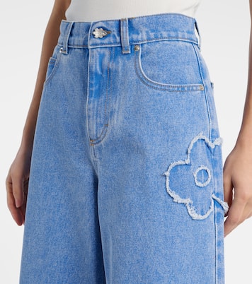 Jeans a gamba larga con ricamo | Marni