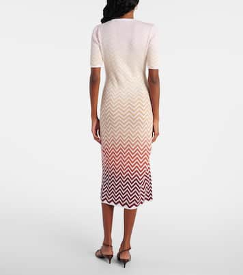 Midikleid aus einem Baumwollgemisch | Missoni