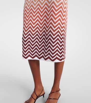 Midikleid aus einem Baumwollgemisch | Missoni