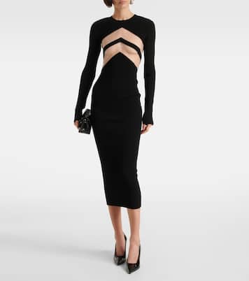 Abito midi in jersey con pannelli | Jean Paul Gaultier