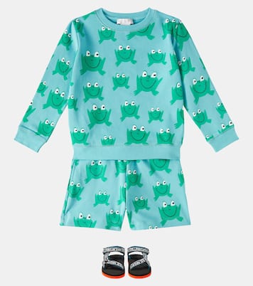 Set aus Pullover und Shorts aus Baumwolle | Stella McCartney Kids