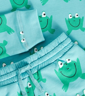 Set aus Pullover und Shorts aus Baumwolle | Stella McCartney Kids