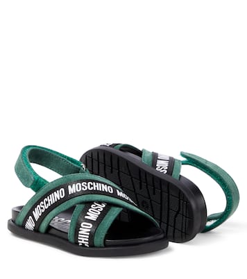 Sandalen aus Leder | Moschino Kids