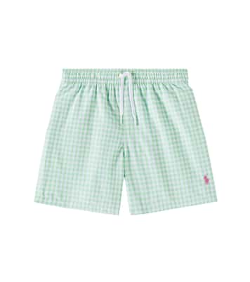 Gingham swim trunks  | Polo Ralph Lauren Kids