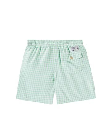 Gingham swim trunks  | Polo Ralph Lauren Kids