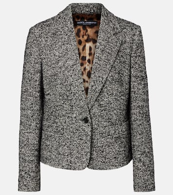 Veste en laine, soie et alpaga mélangés | Dolce&Gabbana
