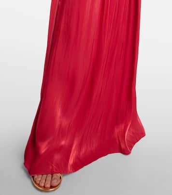 Vestido de fiesta Charmain de georgette lamé | Costarellos