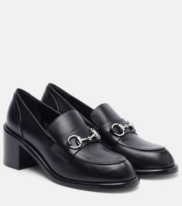 Loafer-Pumps Horsebit aus Leder | Gucci