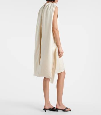 Cocoon deconstructed satin minidress | Toteme