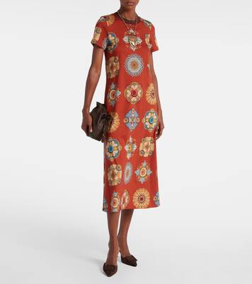 Sporty Swing cotton jersey midi dress | La DoubleJ