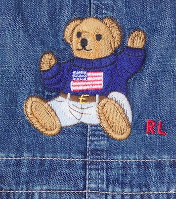 Polo Bear denim overalls | Polo Ralph Lauren Kids