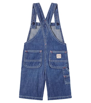 Polo Bear denim overalls | Polo Ralph Lauren Kids