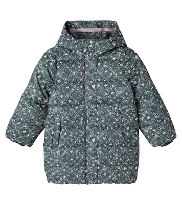 Abrigo acolchado Yrsa floral | Wheat