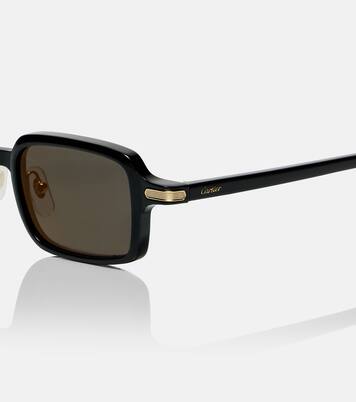 Lunettes de soleil Signature C rectangulaires | Cartier Eyewear Collection