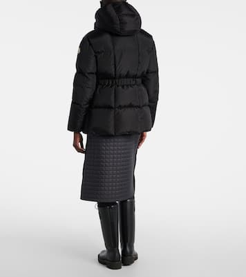 Agneux belted quilted down jacket | Moncler