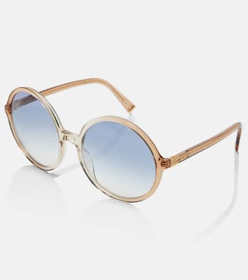 Logo round sunglasses | Miu Miu