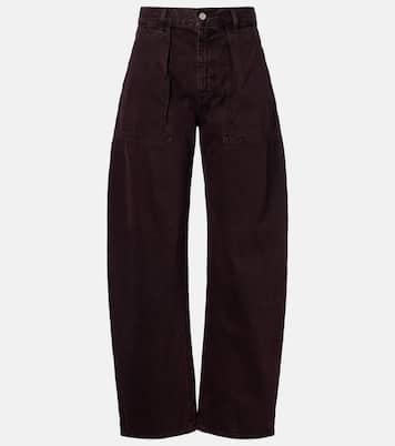 Sefton high-rise barrel-leg jeans | Agolde