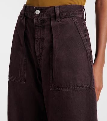 Sefton high-rise barrel-leg jeans | Agolde