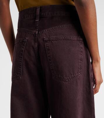 Sefton high-rise barrel-leg jeans | Agolde