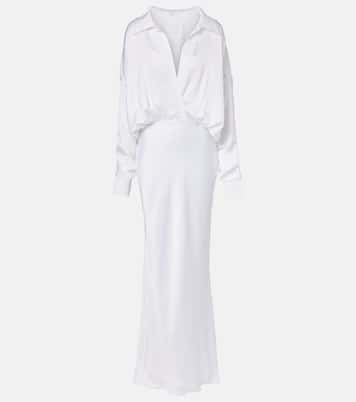 Belted oversized gown | Norma Kamali