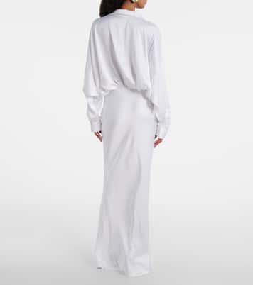 Belted oversized gown | Norma Kamali