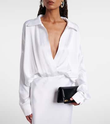 Belted oversized gown | Norma Kamali