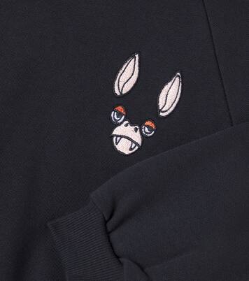 Embroidered cotton jersey sweatshirt  | Mini Rodini