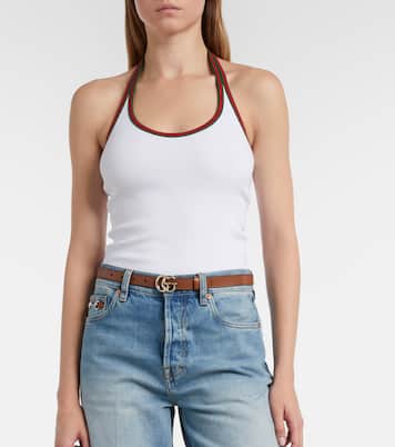 Top Web Stripe aus Jersey | Gucci