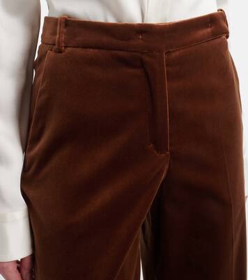 Pantaloni  a gamba larga Elegance Softness in velluto | Dorothee Schumacher