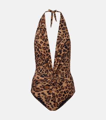 Ava leopard-print swimsuit | Karla Colletto