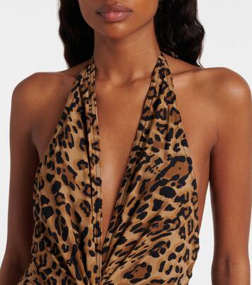 Ava leopard-print swimsuit | Karla Colletto