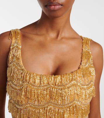 Embellished sequined gown | Rachel Gilbert