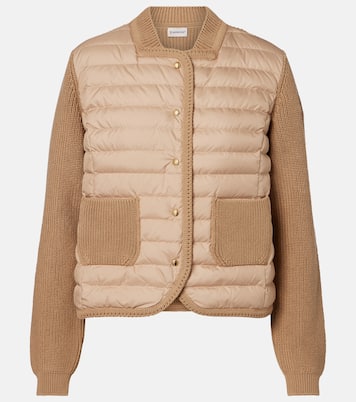 Down-paneled cotton cardigan  | Moncler
