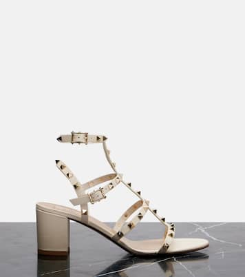 Sandalen Rockstud 60 aus Leder | Valentino Garavani