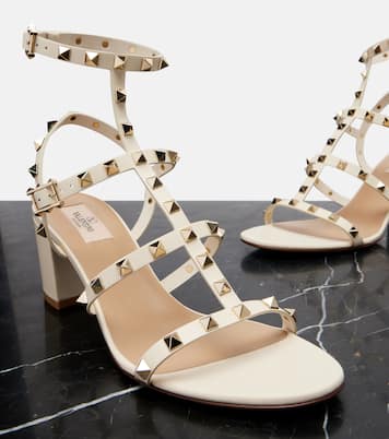 Sandalen Rockstud 60 aus Leder | Valentino Garavani