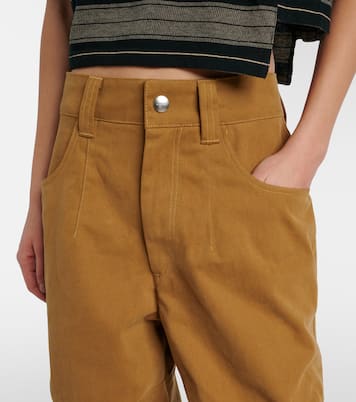 Opalyna cotton twill wide-leg pants | Marant Etoile
