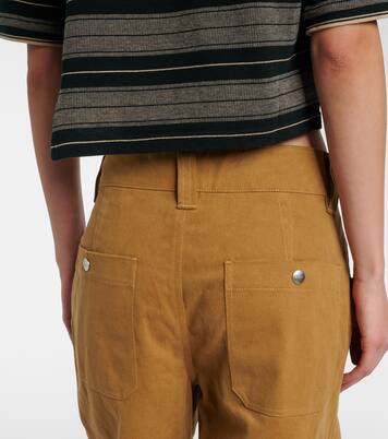 Opalyna cotton twill wide-leg pants | Marant Etoile