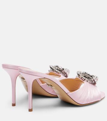 Galaxy 85 embellished satin mules | Mach & Mach