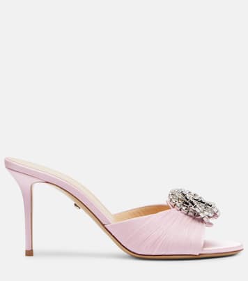 Galaxy 85 embellished satin mules | Mach & Mach