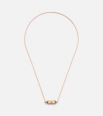 Collier Coco Micro en or rose 18 ct et diamants | Marie Lichtenberg