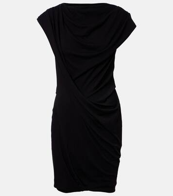 缩褶棉质混纺针织迷你连衣裙 | Entire Studios