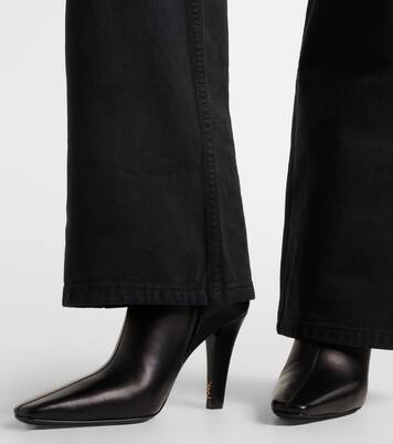 Jill 95 leather ankle boots | Saint Laurent