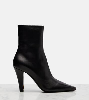 Jill 95 leather ankle boots | Saint Laurent