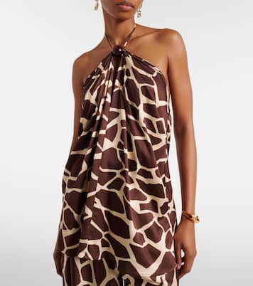 Bedrucktes Top Jensen aus Satin | Faithfull