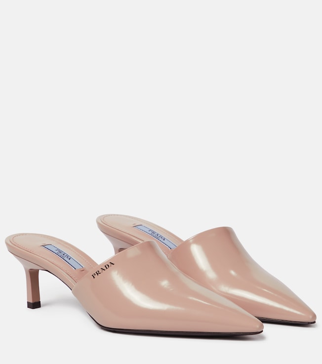 Pointed leather mules | Prada