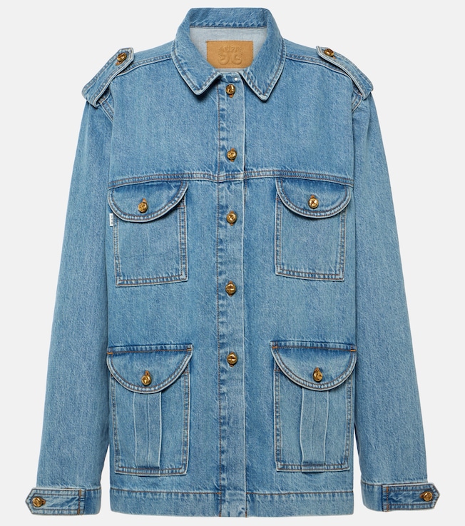 Sahariana oversized denim jacket | Blazé Milano
