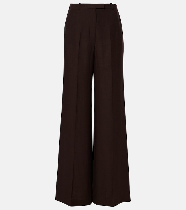 Emmit linen flared pants | Loro Piana