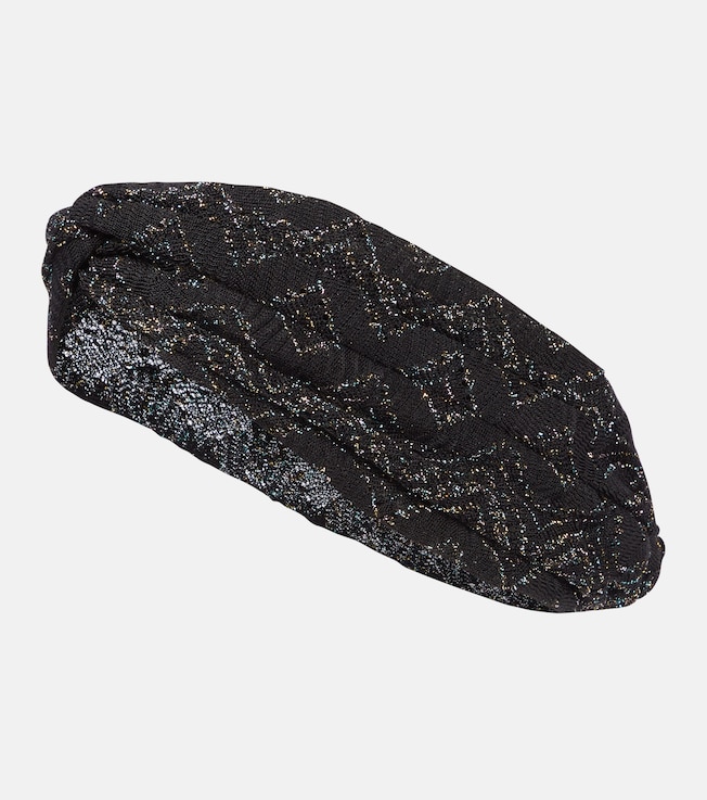 Lamé head wrap  | Missoni