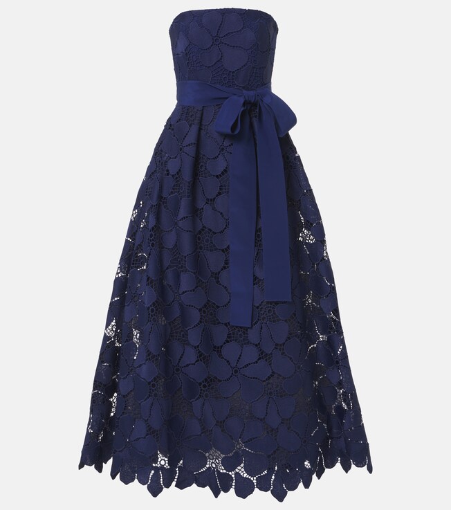 Lace bustier gown | Elie Saab